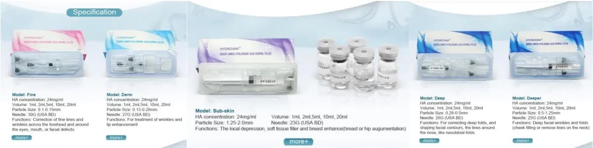 حشو جلدي من حمض الهيالورونيك مرتبط تقاطعيًا حشو جلدي من حمض الهيالورونيك مرتبط تقاطعيًا