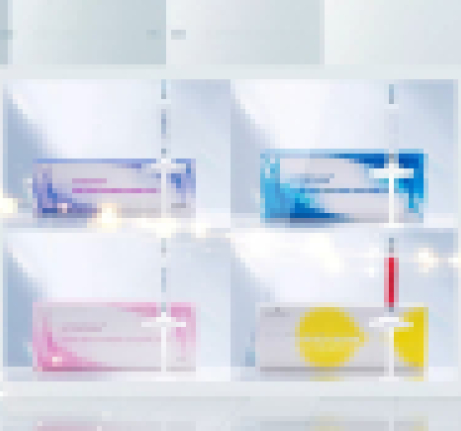 حشو جلدي من حمض الهيالورونيك مرتبط تقاطعيًا